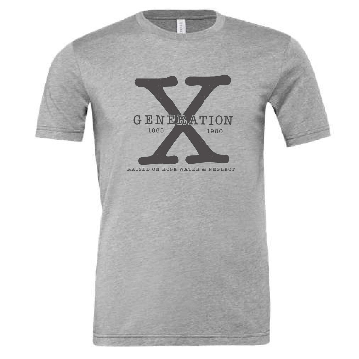 Generation X black lettering