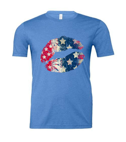 American Flag Lips