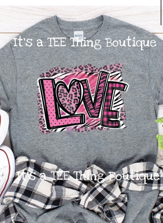 Pink Love design