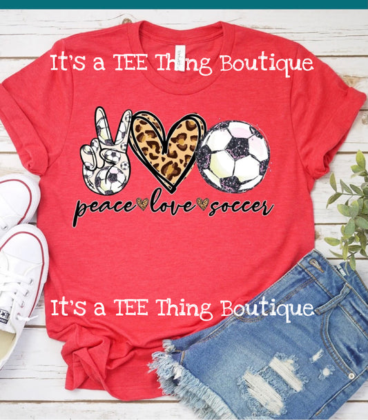 Peace love Soccer