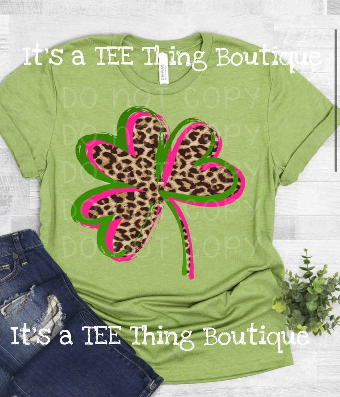 Leopard Shamrock