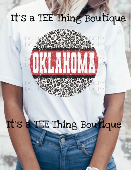 Leopard Oklahoma design