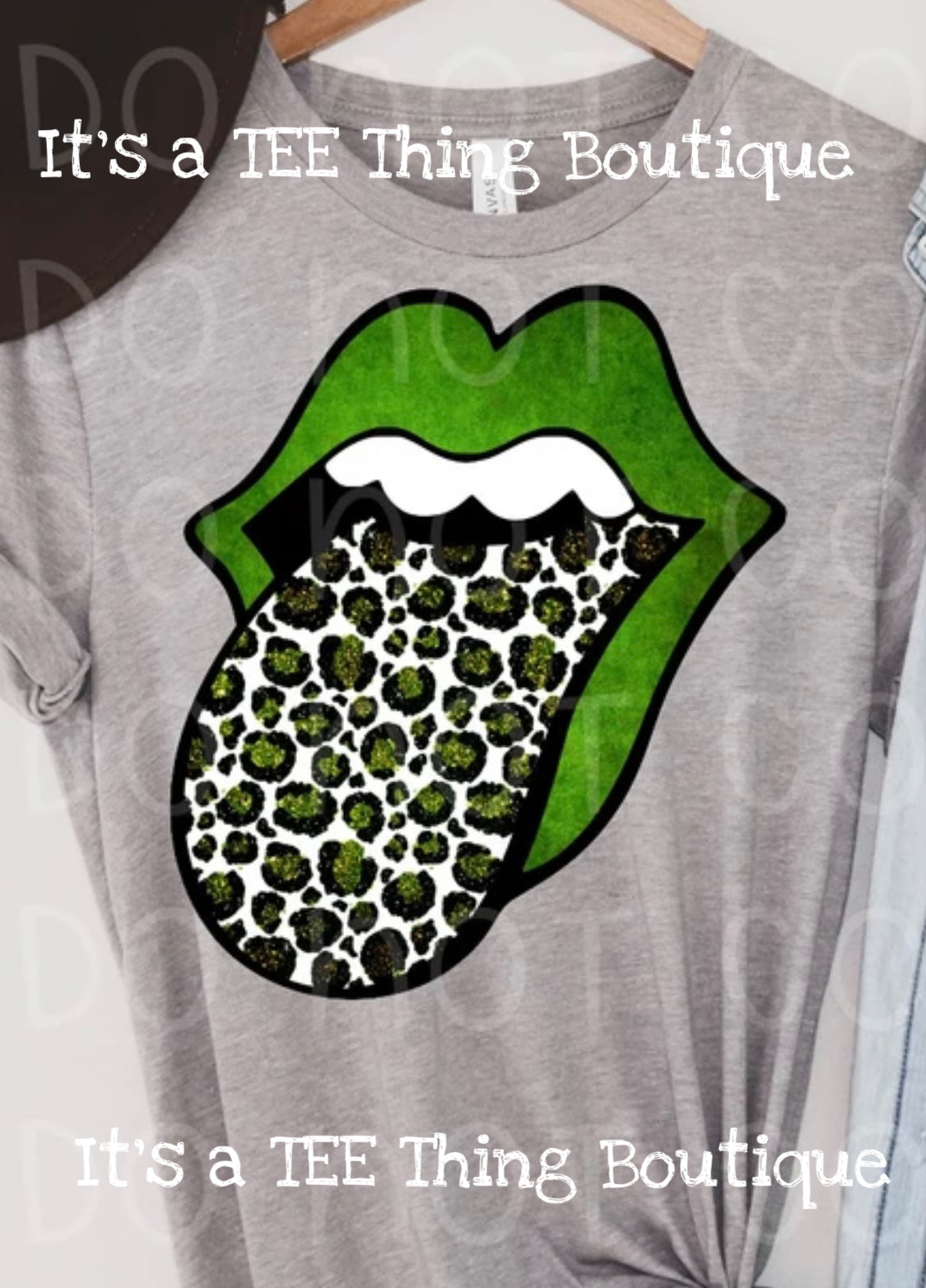Green leopard tongue