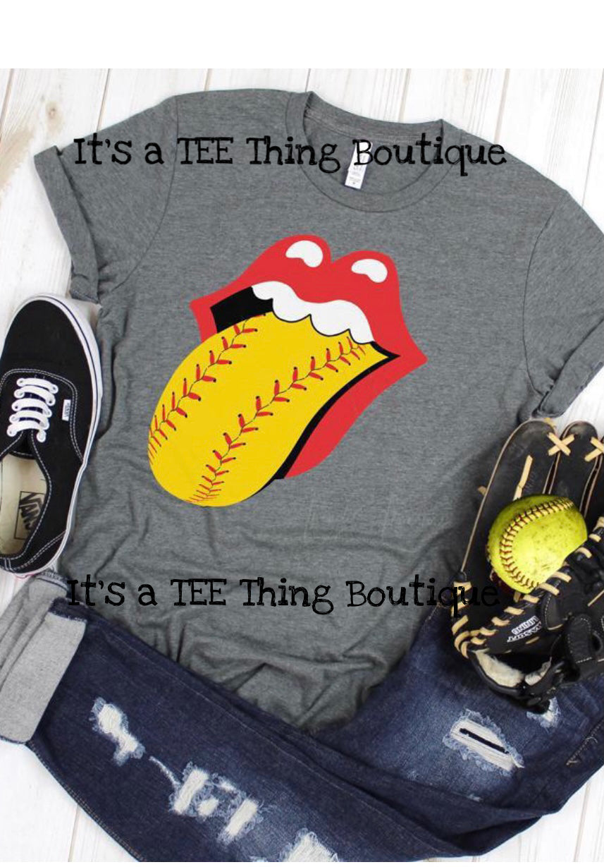Softball tongue