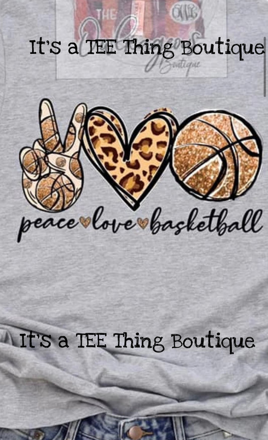 Peace love basketball